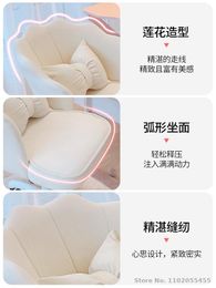 Home computer chair girls bedroom desk chair dormitory student lift writing chair net red dressing makeup stool