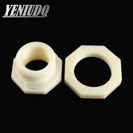 ABS 1/2" 3/4" 1" BSP Male /Female Thread Water Tank Connector Plastic Pipe Fitting For Fish Tank Aquarium DIY Water tower joint