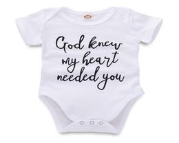 Newborn Jumpsuit Baby Rompers Infant Baby Girl Boy Casual Clothes Letter Printed White Short Sleeve Toddler 439947631