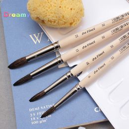 Da Vinci Series 32 Paint Brushes, Mixed Animal Hair Fine Tipped Artist Paintbrushes for Acrylic Oil Watercolor Painting, Rock