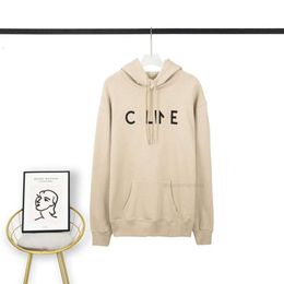 Men Version and Designer Hooded Hoodie High Cel Early Women Autumn New Cel Classic Basic Letter Printed Mens and Womens Terry Hooded Hoodie Cel 8mcs F LYGK