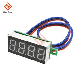 Mini 0.36 inch DC 0V-100V 4 Bits Mini Digital Voltmeter LED Panel Electric Voltage Tester Three Wires Voltage Metre Panel Tester