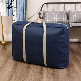 Thick Non-woven Quilt Clothing Storage Bag Luggage Checked Bag Household Dust-proof Moisture-proof Organizer Moving Packing Bag