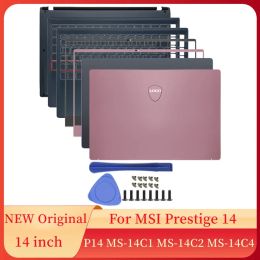 Cases NEW Laptop LCD Back Cover/Front Frame/Palmrest Top Case/Bottom Case For MSI Prestige 14 P14 MS14C1 MS14C2 MS14C4 Laptops Case