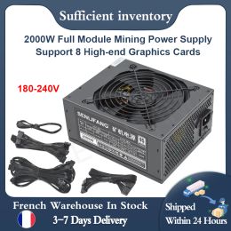 Supplies SENLIFANG Full Module 2000W Mining Power Supply Support 8 GPU 160V240V Ethereum ETC RVN ATX PC PSU For BTC Miner Machine