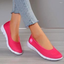 Casual Shoes Women's Slip On Autumn Fashion Breathbale Mesh Light Walking For Women Outdoor Ladiers Female Flats