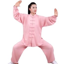 Kung Fu Martial Arts Old Style Kung Fu Suit Wing Chun Tai Chi Uniforms 25 Colours Linen Shaolin Monk Wudang Taoist Clothes