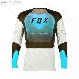 Cycling Shirts Tops Motorcycle Mountain Bike Downhill Jersey Offroad DH MX Bicycle Locomotive Shirt Cross Country Racing Xamo Racing Y240410