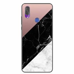 Phone Cases For Cubot X19 Cover Shockproof Soft TPU Silicone Case Funda for Cubot Note 7 / P40 Shells Marble Print P 40 Fundas