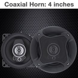 2Pcs 4 Inch 10cm 250W Car Coaxial Auto Audio Music Stereo Full Range Frequency Hifi Speakers Non-destructive Installation