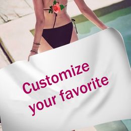 Custom Logo Photo Beach Towel Summer Towels Bath Towel Swim Towels Travel Beach Towel Quick Dry 70X150CM Towels for Dropshipping