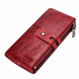 wallets for Women Genuine Leather Classic Female Card Holder Purse Top Quality Clutch Cell Phe Bag with Zipper Coin Pocket J3UV#