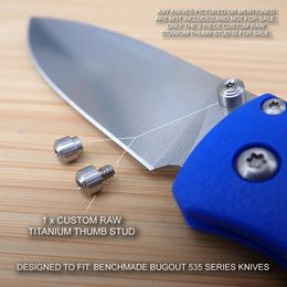 For Bugout 535 Push Knife Nail Custom Thumb Stud For 535 Replace Bugout Series Knife Accessories K6i4