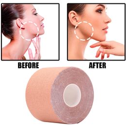 5cm*5m Kinesiology Tape for Face V Line Neck Eyes Lifting Wrinkle Remover Sticker Elastic Facial Skin Care Beauty Tool Bandagem