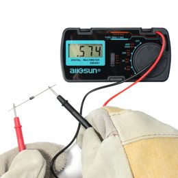 Digital Multimeter Pocket Size DC AC Voltage Tester Multi Tester Mini Amp Ohm Metre Auto Range