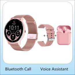 Watches Woman Smartwatch Bluetooth Call Voice Assistant Custom Watchface 1.39inch Full Touch Screen Korean Support Smart Watch 2023