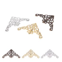 12PCS DIY Decorative Metal Corners For Books Scrapbooking Photo Albums Menus Crafts 31*31mm