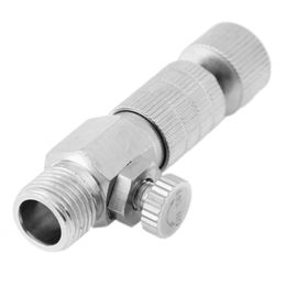 Airbrush Quick Release Coupling Disconnect Adapter With 1/8" Plug Fitting Part Adjustable Pressure Spray Gun Hose Connector