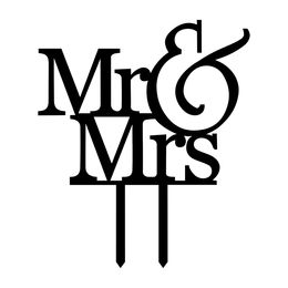 Multi Styles Mr&Mrs Mr&Mr Mrs&Mrs Wedding Acrylic Cake Flags Cake Topper Wedding Engagement Aniversary Party Cake Decor