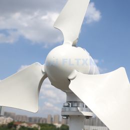 600W Wind Power Turbines Generator 12V 24V Wind Generator For Boat With MPPT Controller Low Noise Low Wind Speed Start