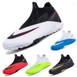 American Football Shoes Adult Professional Soccer Non-Slip Long Spike Boots Young Kids High Ankle Cleats Grass Sneakers 36-46