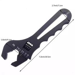 Modified car wrench AN3-AN16 oil pipe wrench V-shaped adjustable wrench Modified car accessory repair tool