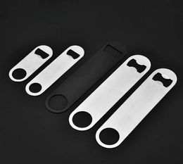 Bottle Opener Stainless Steel Flat Simple Portable Cap Remover Creative Birthday Party Favour Bar Kitchen Beer Openers3584952