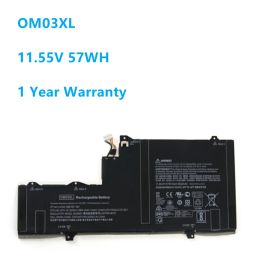 Batteries New OM03 Laptop Battery For HP Elitebook x360 1030 G2 HSTNNIB7O HSNI04C 863167171 8631671B1 OM03XL 11.55V 57WH