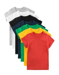 Tshirts Unisex Summer T Shirt Boys Girls Solid Colour Top Tee Short Sleeve Sport Cotton Tshirt For Boy Kids Clothes 2 To 10 Years2837432