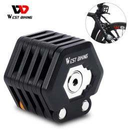 WEST BIKING Foldable Bicycle Lock MTB Road Bike Hamburg Lock High Security Anti-Theft Electric Scooter E-Bike Cycling Chain Lock