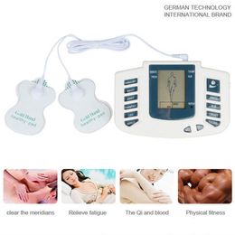 Body foot neck massage massager electric 16 pad Muscle Relax Pain Relief Stimulator Massageador Tens Acupuncture Therapy Machine