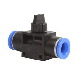 HVFF Pneumatic Air 2 Way Quick Fitting Push Connector Tube Hose Plastic 4 6 8 10 12mm Pneumatic Parts Connector Joint Fitting