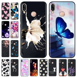 For Huawei P20 Pro Lite Case Soft Silicone Butterfly Back Cover For Huawei P20Lite P20Pro Coque Shockproof Bumper Fundas Shell