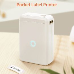 Printers NIIMBOT D110 Label Maker Machine Mini Pocket Thermal Label Printer with 6 Label Rolls All in One BT Connect Prince Tag