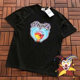 Men's T-Shirts Heart Shaped Dolphin Print Grailz T Shirt Men Women 1 1 High Quality Embroidery T-Shirt Tee J240409