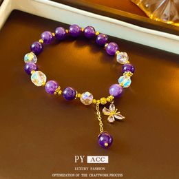 Zircon Butterfly Beaded Bracelet, Light , Fashionable, High End, Elegant, Elegant. Sweet and Unique Design Handicraft for Women