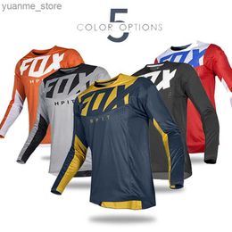 Cycling Shirts Tops Motorcycle Mountain Team Racing Downhill Jersey Offroad DH MX Bike Jersey Motorcycle Cross Country Hpit Y240410