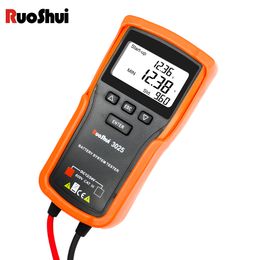 RuoShui 3025 Battery Tester 12V/24V Voltage Car Motorcycle System Analyzer Quick CCA Charging Cranking Test Tools for Car Repair