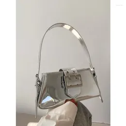 Shoulder Bags Brand Designer Patent Leather Women's Bag Casual Lock Crossbody Rectangle Handbag