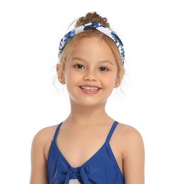 2021New Baby Hair Band Turban Swim Headbands Parent-child Bikini Elastic Stretch Hairbands Yoga Headwrap SPA for Ladies Child