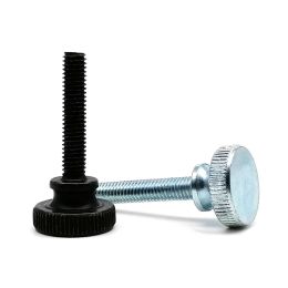 2/5pcs M3 M4 M5 M6 M8 M10 DIN464 GB834 Knurl High Step Head Hand Tighten Thumb Screw Curtain Wall Glass Lock Thumbscrew Adjust