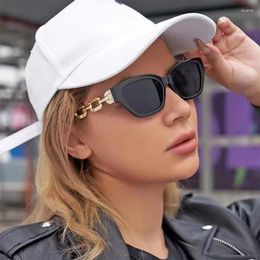 Sunglasses Large Frame Cat's Eye Women's Brand Designer Fashion Sun Glasses Lady Outdoor Leisure Eyewear UV400