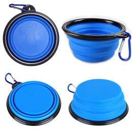 Silicone Collapsible Portable Lunch Box Microwave Oven Bowl Round Folding Bento Box Eco-Friendly Food Storage Container Lunchbox