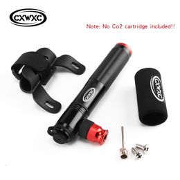 160psi Schrader Presta Valve Bicycle Pump Road Bike Co2 Combo Mini Co2 Bicicleta Inflator MTB Cycling CNC Hand Pump Air Inflator