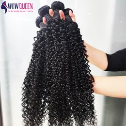 12A Curly Bundles Human Hair 28 30 32 Inch Brazilian Human Hair Bundles 1/3/4PCS Remy Kinky Curly Hair Extensions Natural Colour