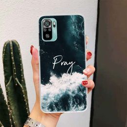 God Jesus Pray For Xiaomi Redmi 10 12 10A 10C 12C 9 9A 9C 9T Phone Case 8 8A 7 7A 6 6A S2 K20 K30 K40 Pro Cover Coque