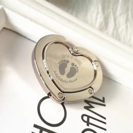 10x Wedding Guest Gift Giveaway Heart Shape Handbag Holder Purse Hook Women's Bag Hanger Bridal Shower Party Favour customization