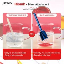 1/4Pcs Epoxy Mixer Attachment for Drill Reusable Paint and Resin Mixer Paddle to Mix Epoxy Resin Paint Reduce Bubbles