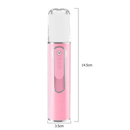 20ml USB Charging Face Moisturizing Spray Portable Hydrating Nanometer Mist Nebulizer Eyelash Extensions Sprayer Facial Device