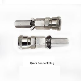 3 XLR Reciprocating Linear Motor Parts End Connector Pneumatic Fittings Vac-U-Lock Quick Plug
